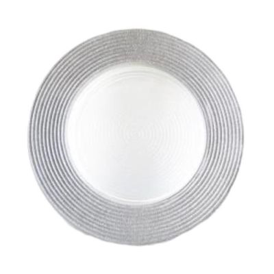 Image of Gatsby Silver Charger 12"